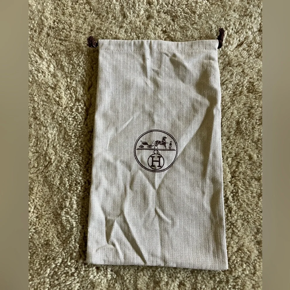 Hermès Drawstring Classic Beige Brown Dust Bag